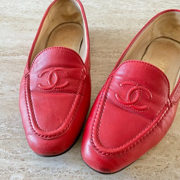 Vintage Chanel CC Loafers - Picture 4 of 8